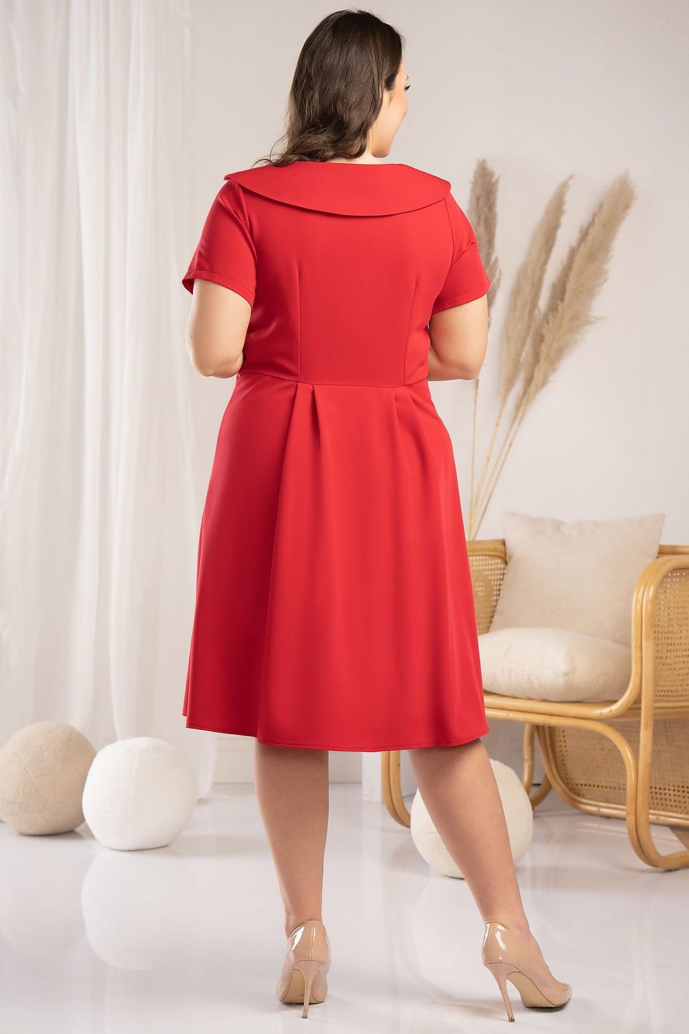 Plus size dress model 176574 Karko