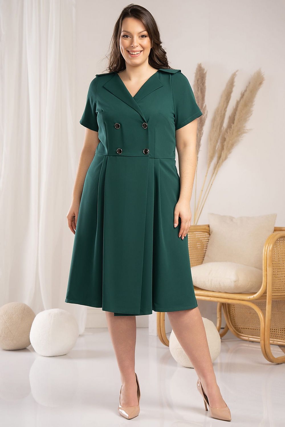 Plus size dress model 176575 Karko