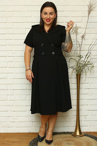 Plus size dress model 176577 Karko