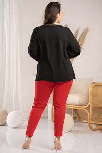 Plus size blouse model 176578 Karko